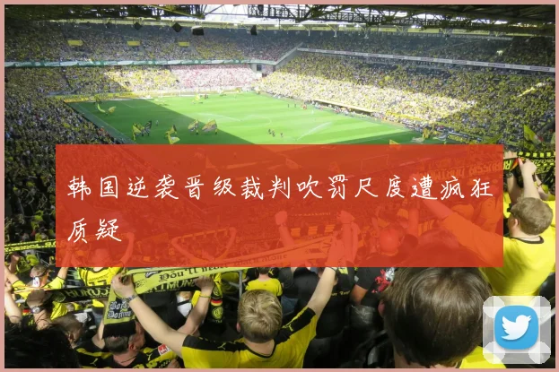 韩国逆袭晋级裁判吹罚尺度遭疯狂质疑